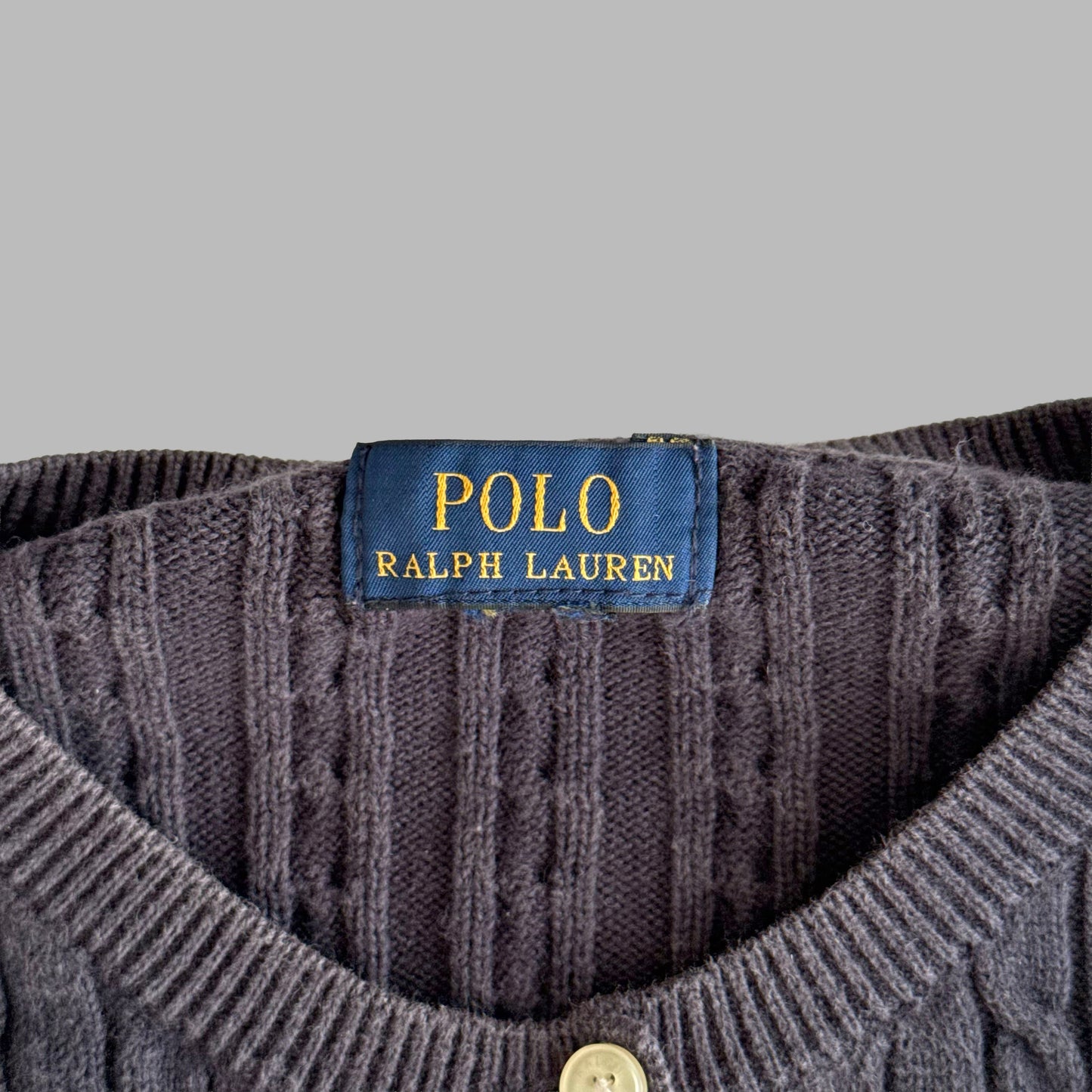 Ralph Lauren cable Knit Cardigan - Medium