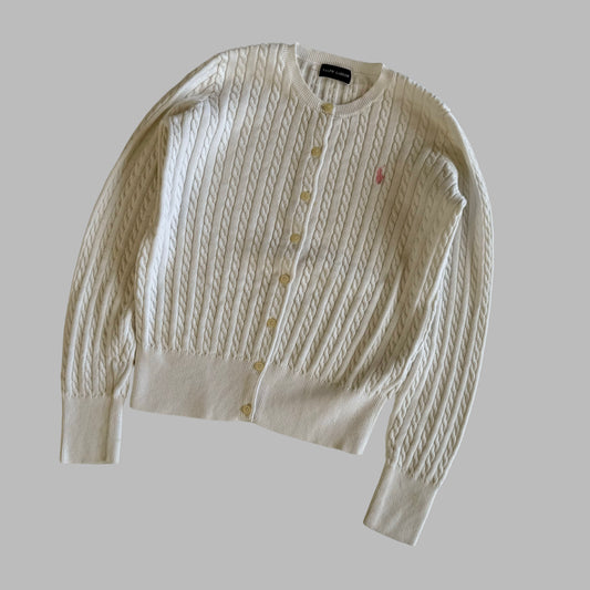 Ralph Lauren Cable Knit Cardigan - XS