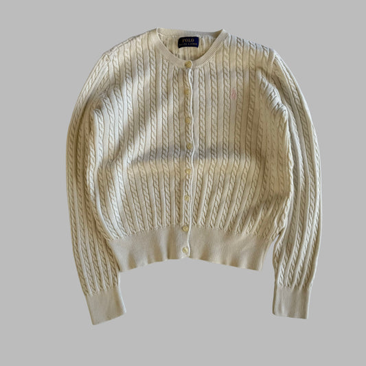 Ralph Lauren Cable Knit Cardigan - Medium