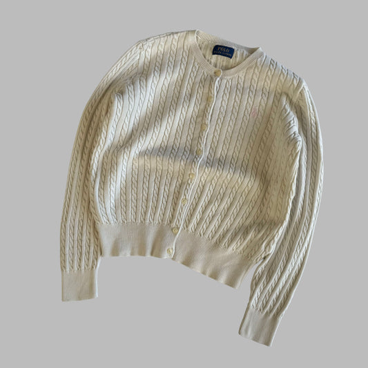 Ralph Lauren Cable Knit Cardigan - Medium