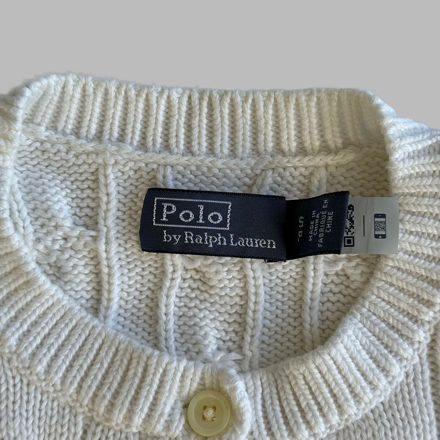 Ralph Lauren Cable Knit Cardigan - Small