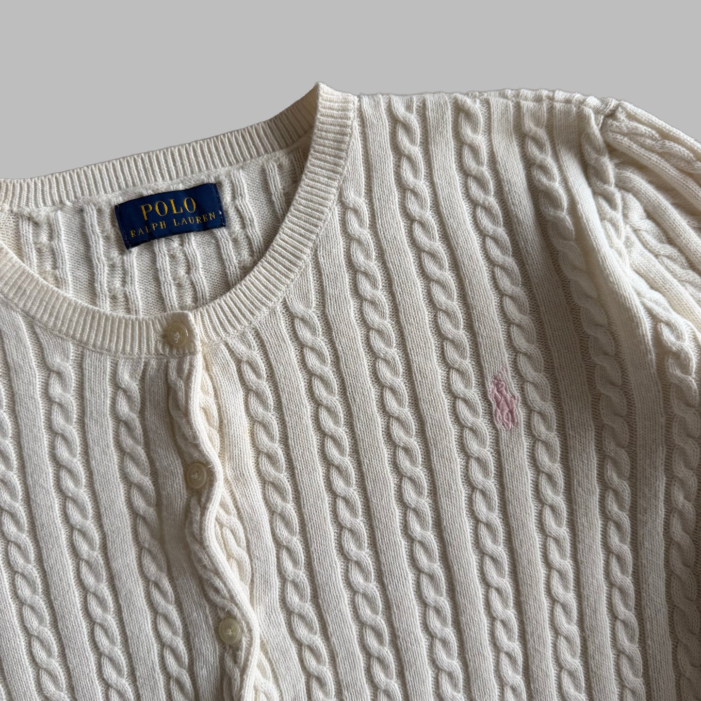 Polo Ralph Lauren Cable Knit Cardigan - L