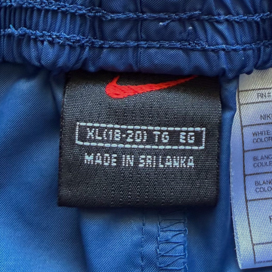 90s Nike Spell Out Wide Leg Track Pants - S