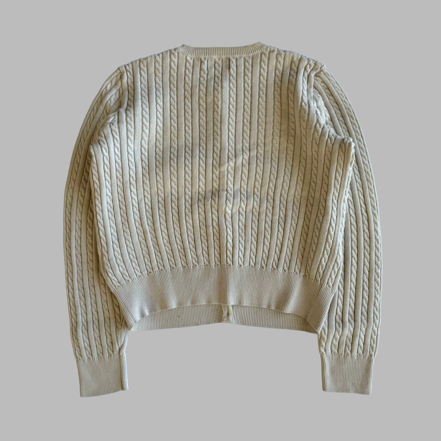 Ralph Lauren Cable Knit Cardigan - Small