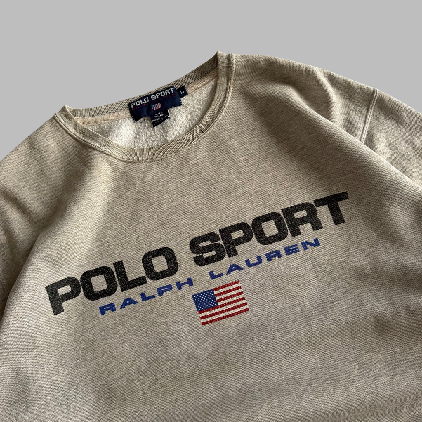 90s Ralph Lauren Polo Sport Spell Out Sweatshirt - M