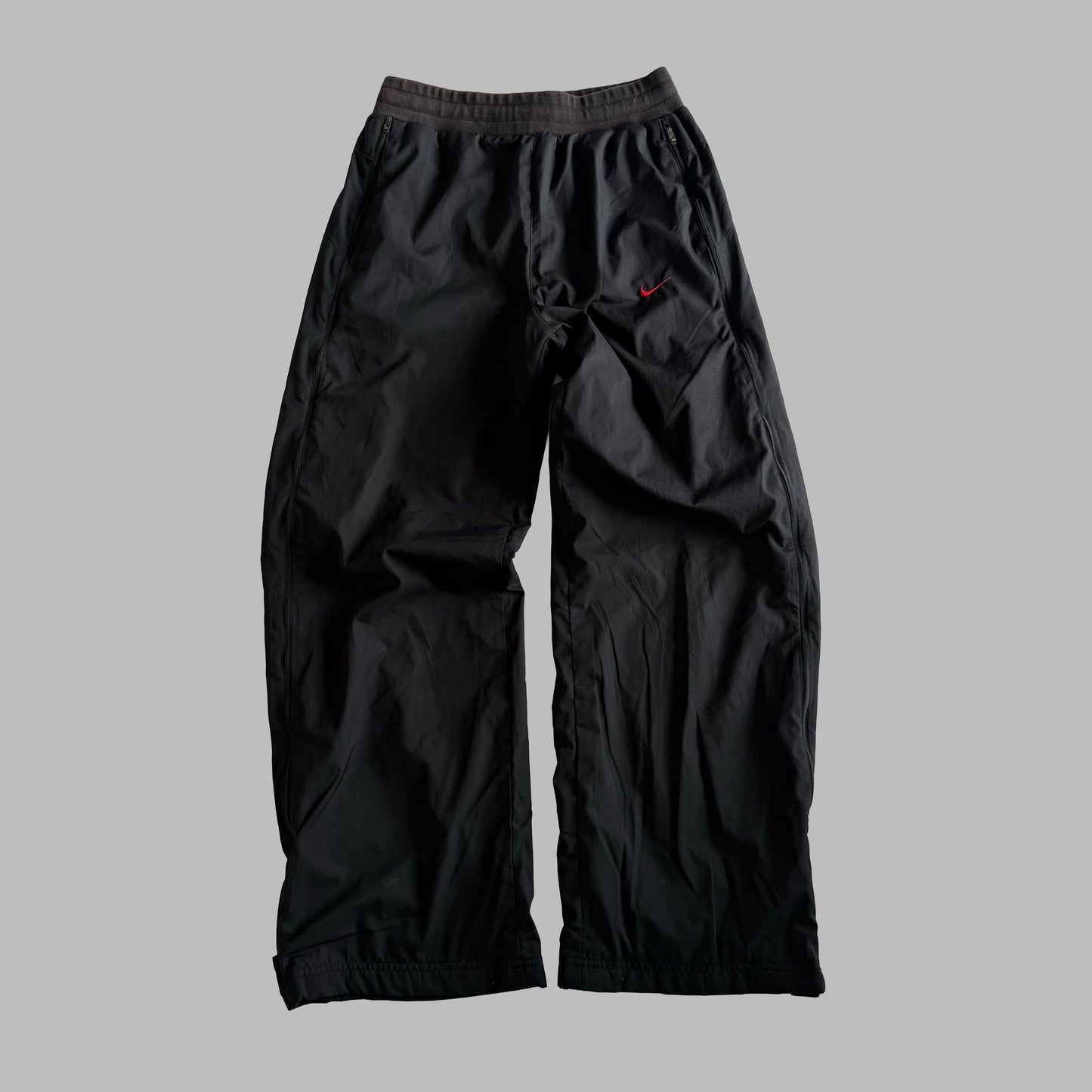 Y2K Nike Wide Leg Classic Track Pants - L