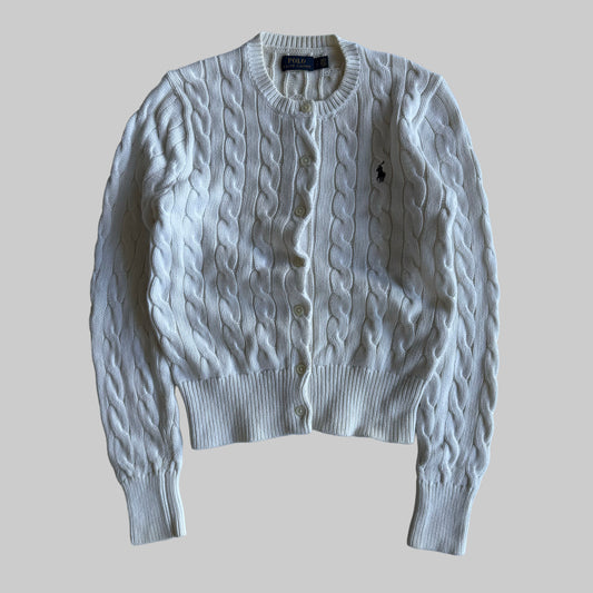 Ralph Lauren Cable Knit Cardigan - Small