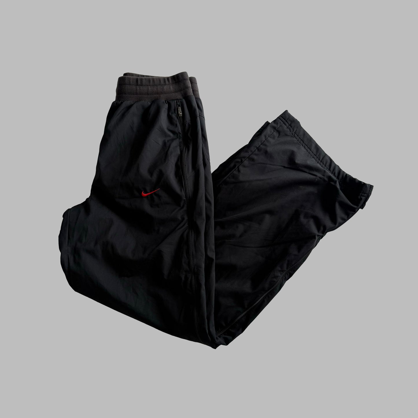 Y2K Nike Wide Leg Classic Track Pants - L