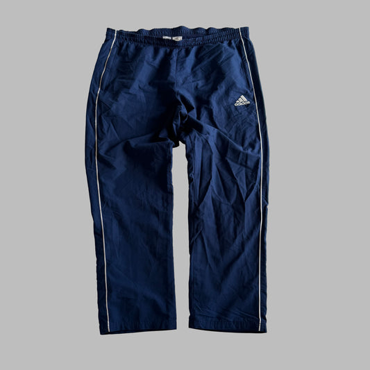 Y2K Adidas Striped Straight Leg Track Pants - XL
