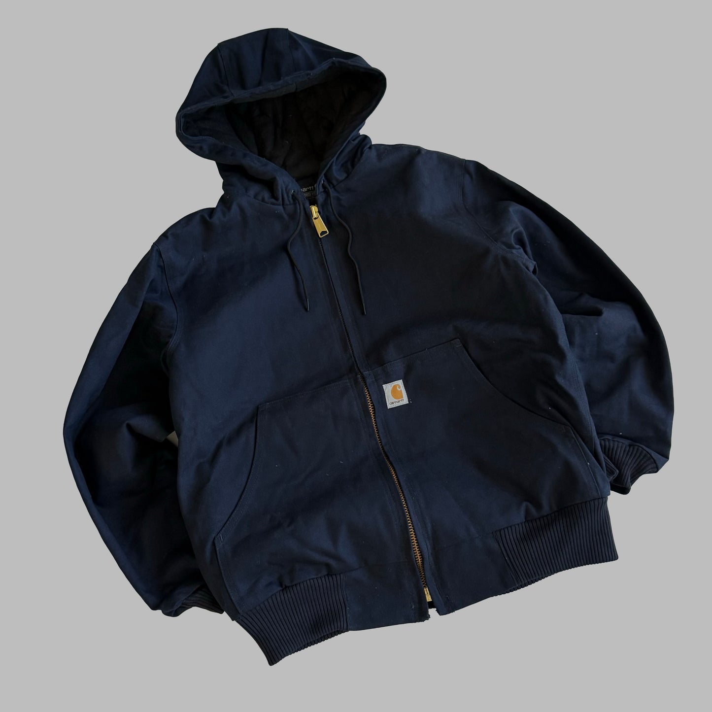 Carhartt Hooded Duck Canvas Work Jacket - L