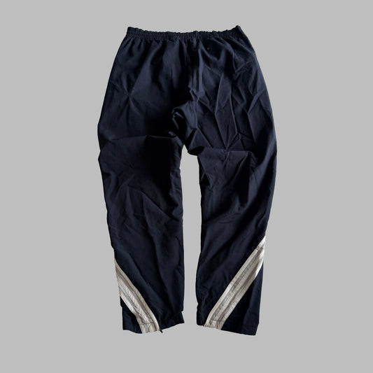 Y2K Adidas Three Stripe Baggy Track Pants - L