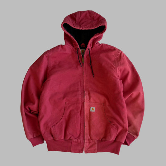 Y2K Carhartt Hooded Active Jacket - M
