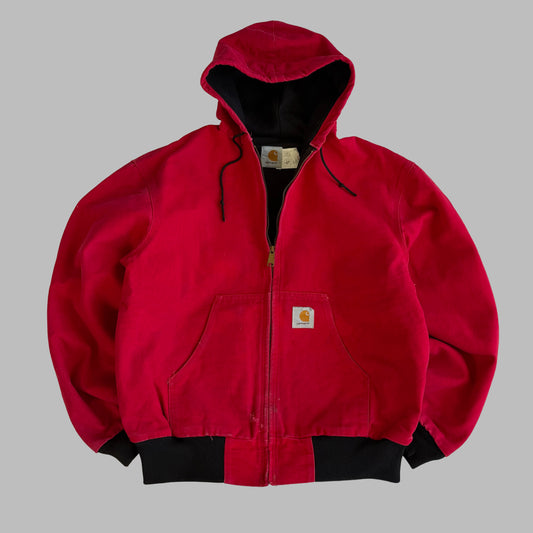 Y2K Carhartt Hooded Active Jacket - Large