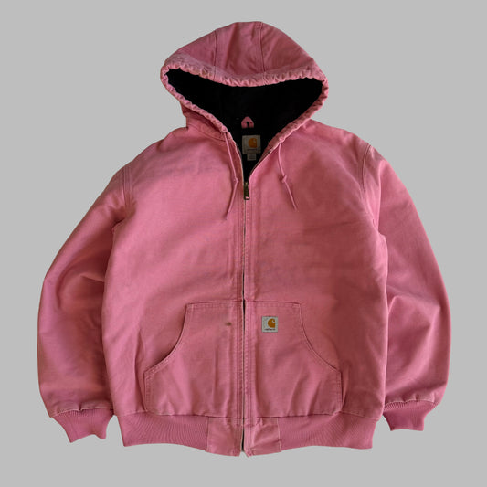 Y2K Carhartt Hooded Active Jacket - L