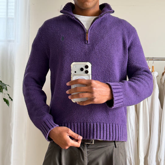 90s Polo Ralph Lauren Quarter Zip - L