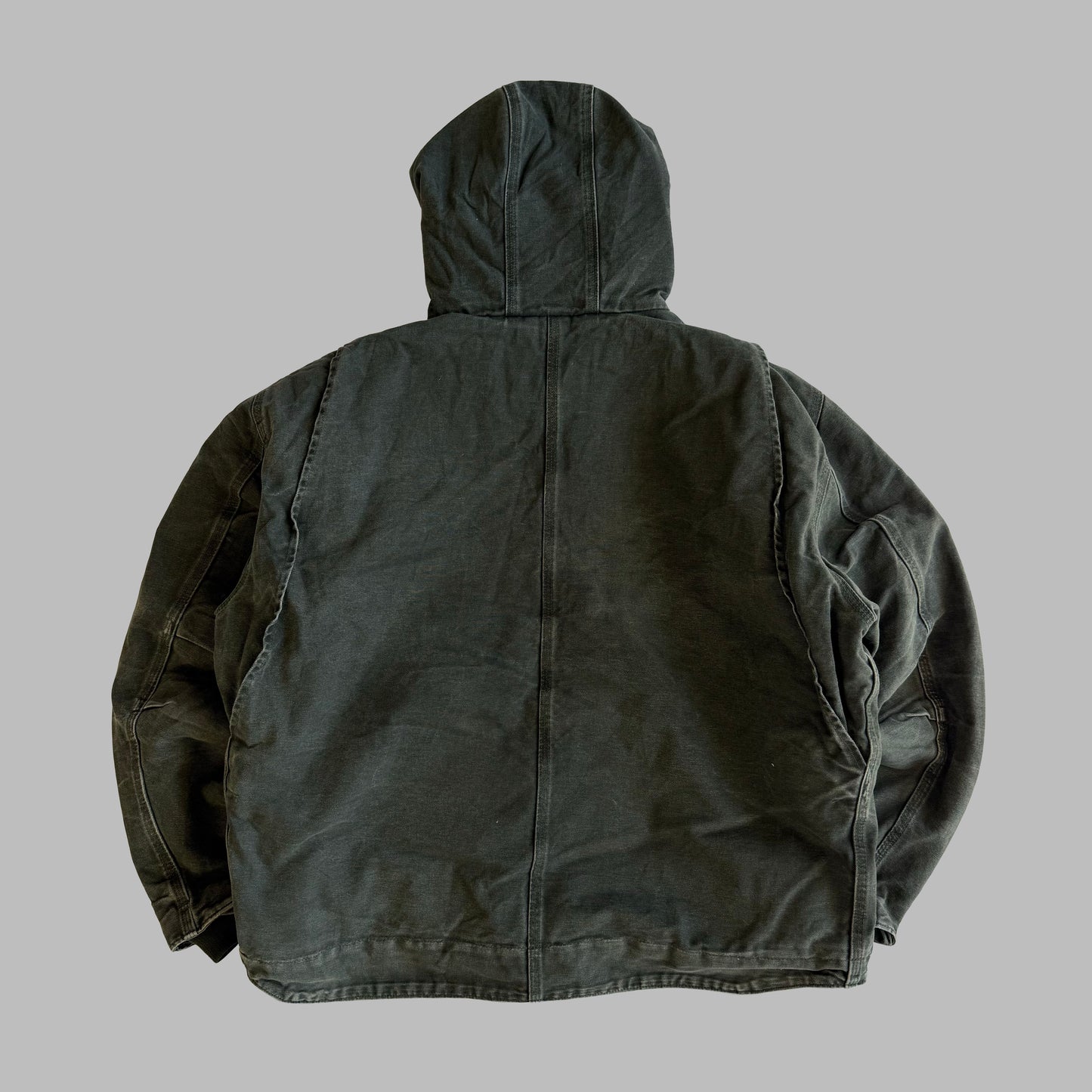 Y2K Carhartt Sherpa-lined Hooded Work Jacket - XXL