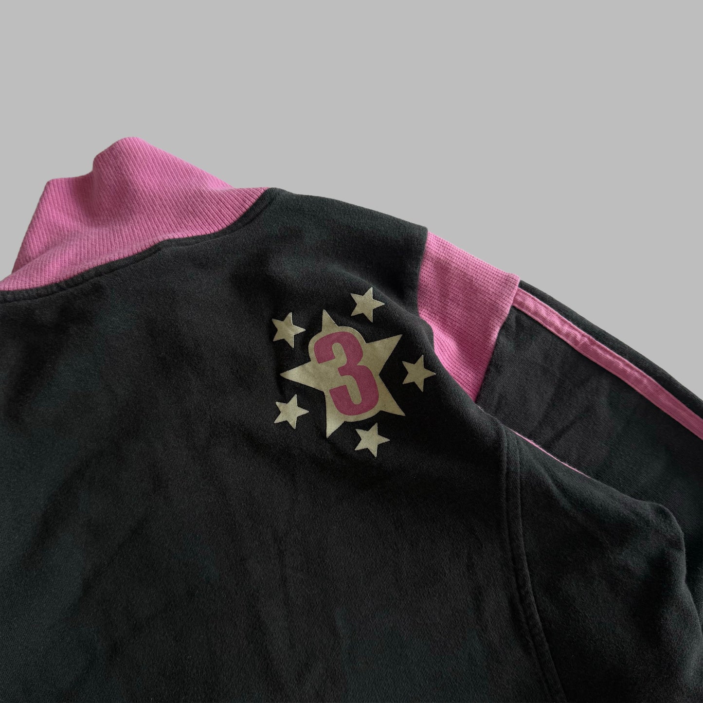 Y2K Adidas Spell Out Track Jacket - S