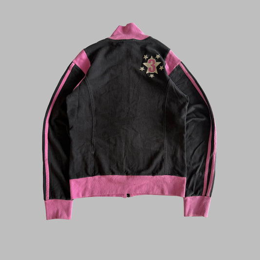 Y2K Adidas Spell Out Track Jacket - S