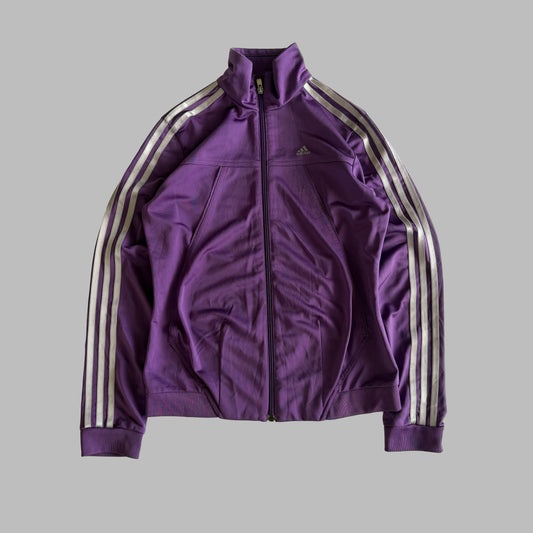 Y2K Adidas Lightweight Three Stripe Track Jacket - S