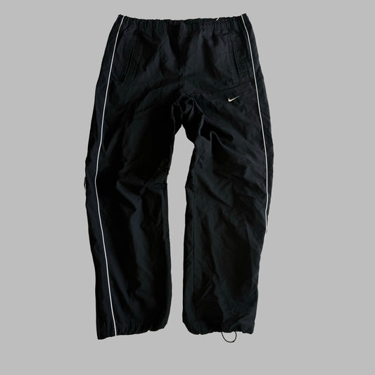 Y2K Nike Wide Leg Striped Track Pants - M