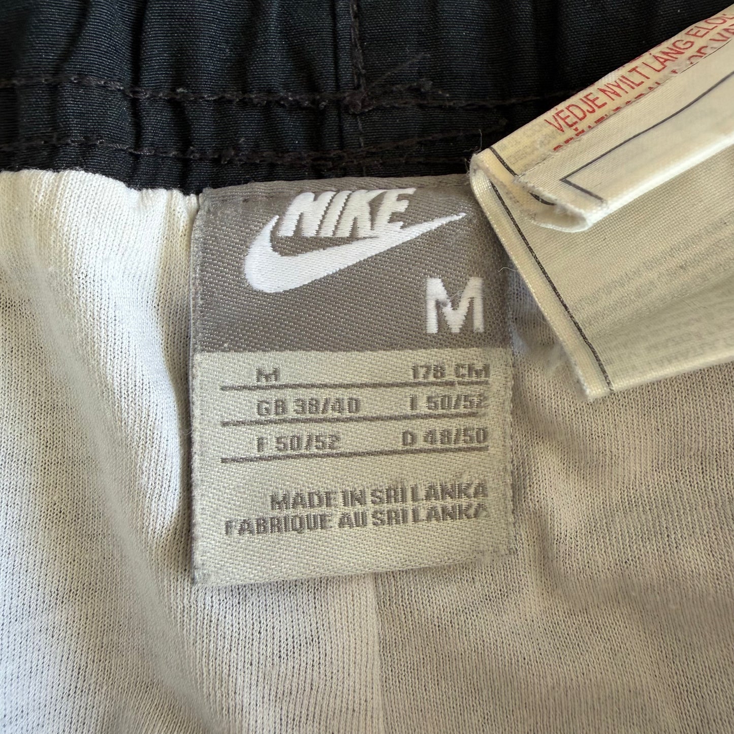 Y2K Nike Wide Leg Striped Track Pants - M