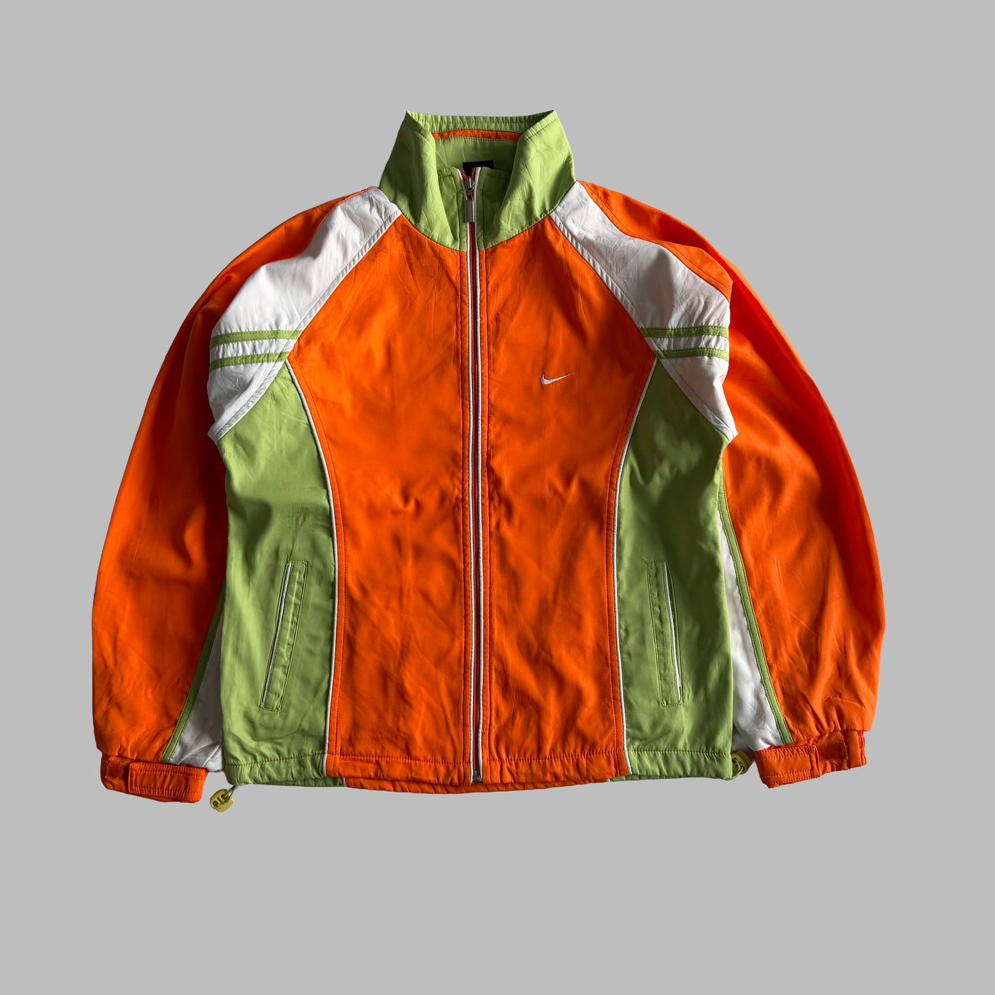 Y2K Nike Panelled Track Jacket - M