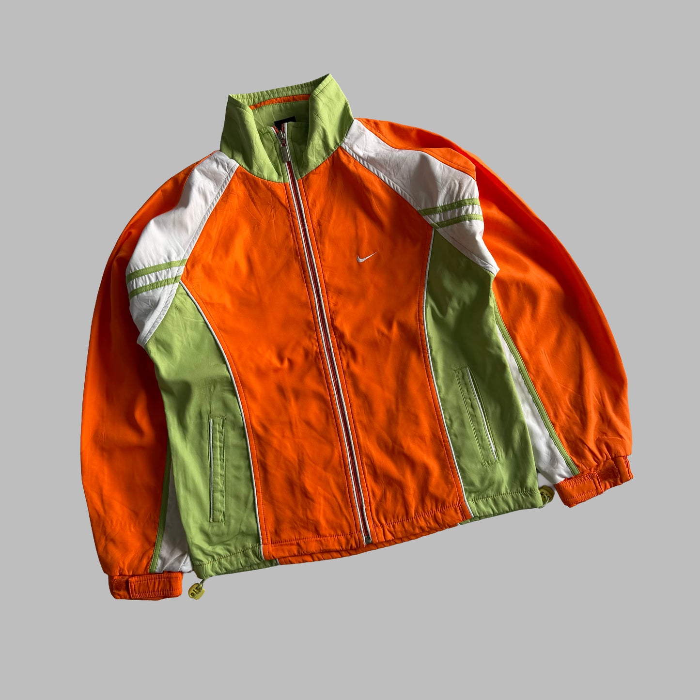 Y2K Nike Panelled Track Jacket - M