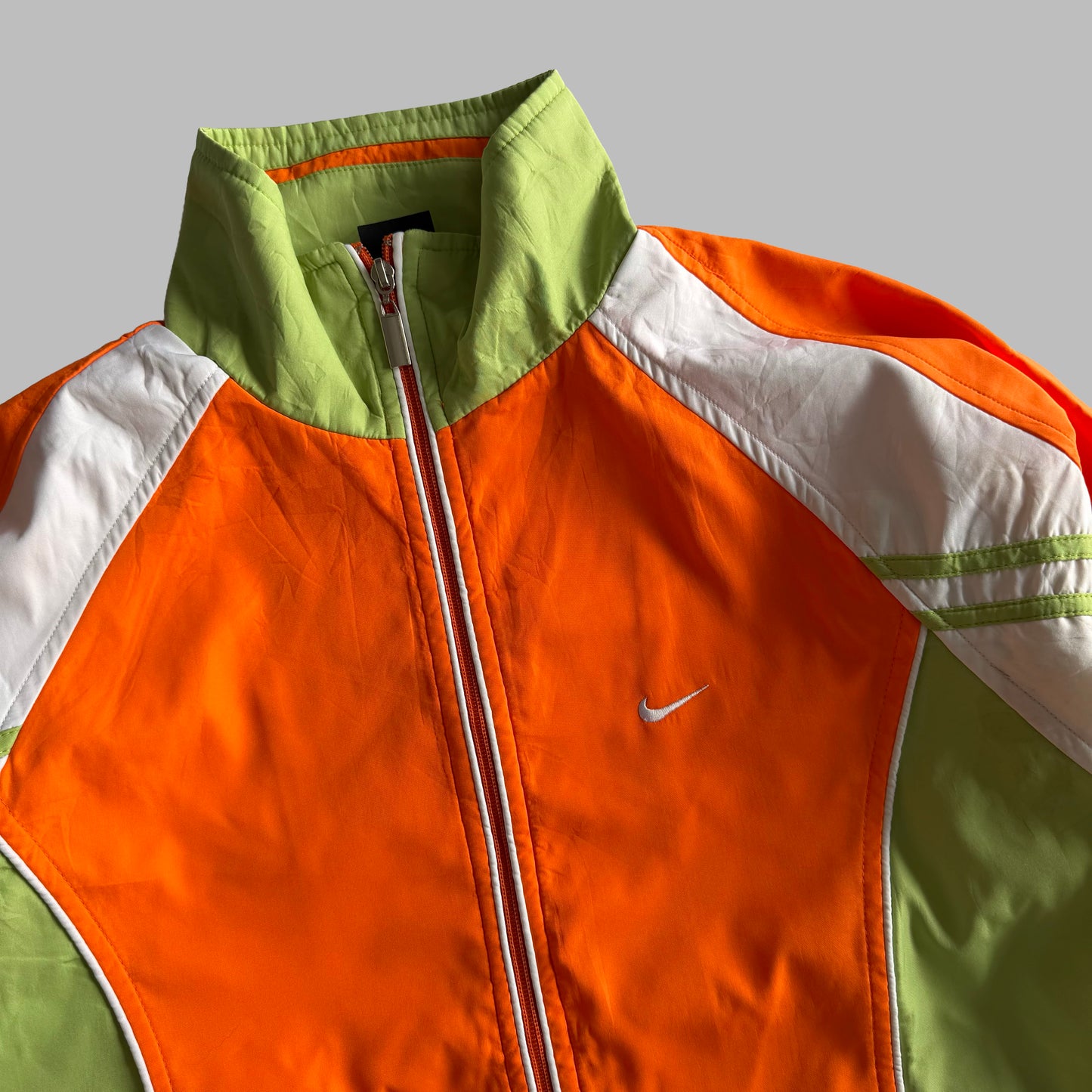 Y2K Nike Panelled Track Jacket - M