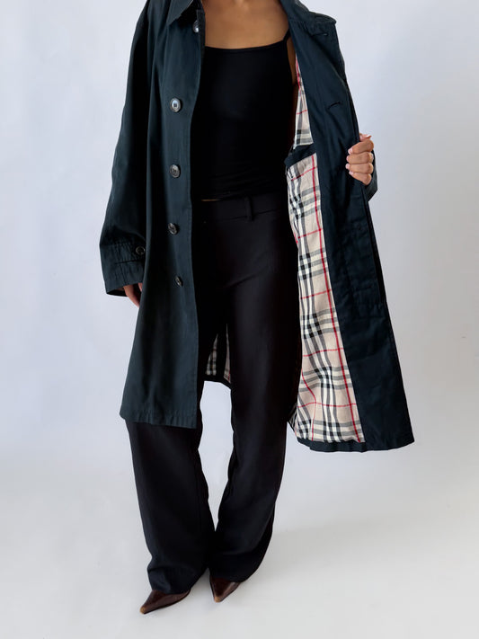 90s Burberry Trench Coat - S