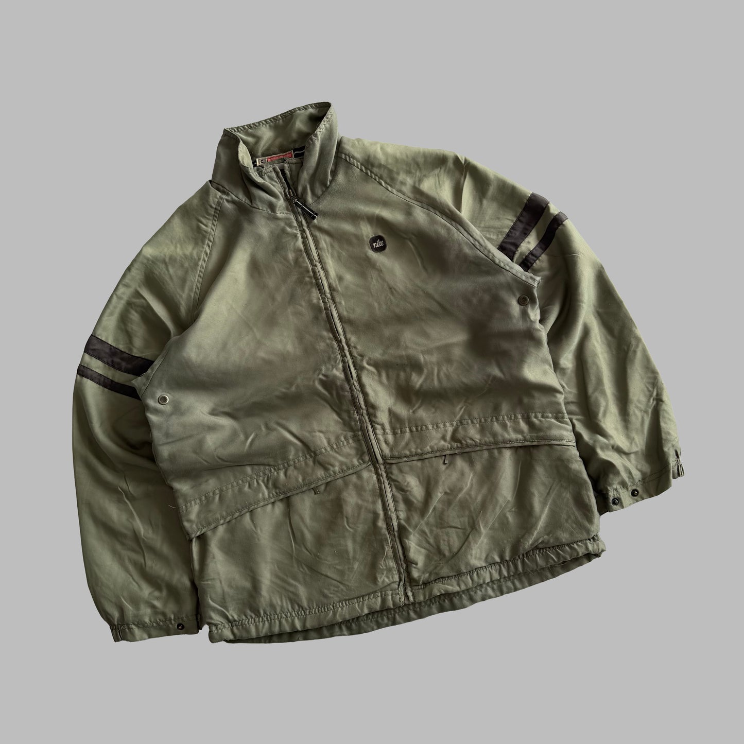 Y2K Nike Classic Swoosh Track Jacket - S