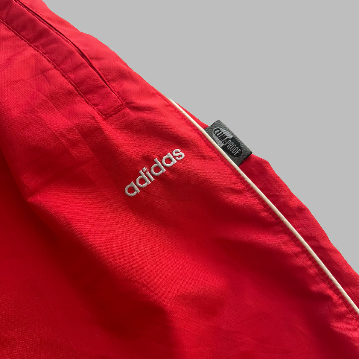 Y2K Adidas Striped Wide Leg Track Pants - S