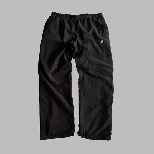 Y2K Adidas Classic Wide Leg Track Pants - M