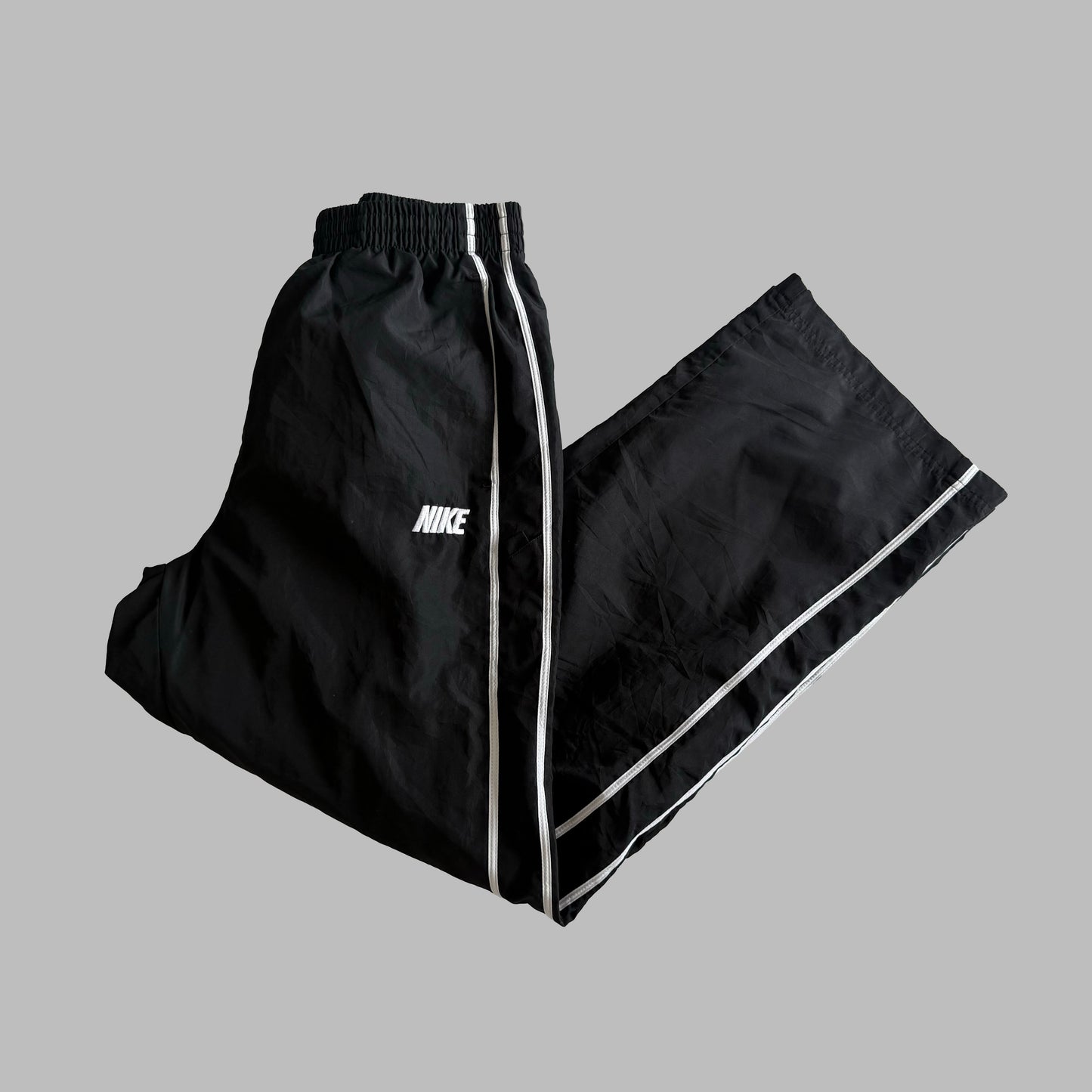 Y2K Nike Wide Leg Three Quarter Track Pants - XS
