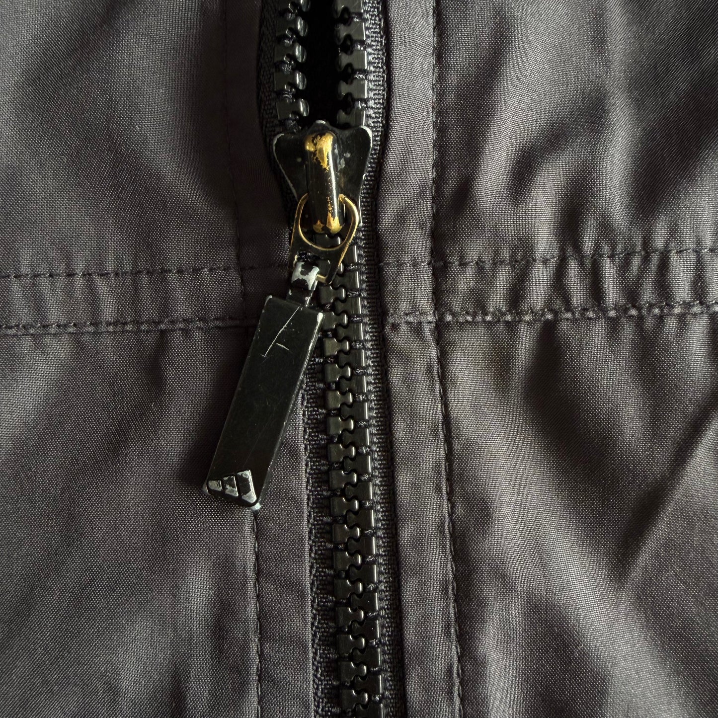90s Adidas Three Stripe Padded Jacket - L