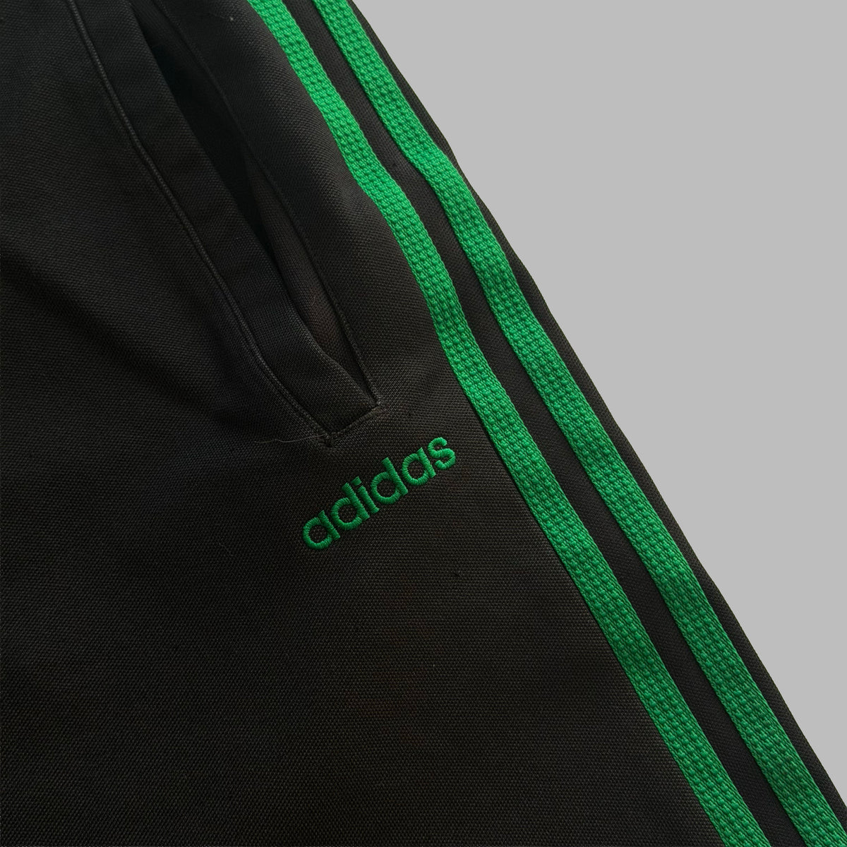 Y2K Adidas Three Stripe Straight Leg Track Pants - XL