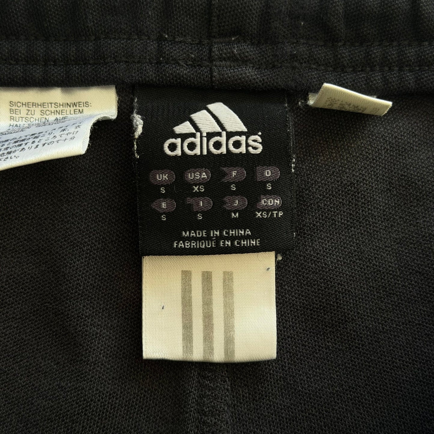 Y2K Adidas Three Stripe Straight Leg Track Pants - XL