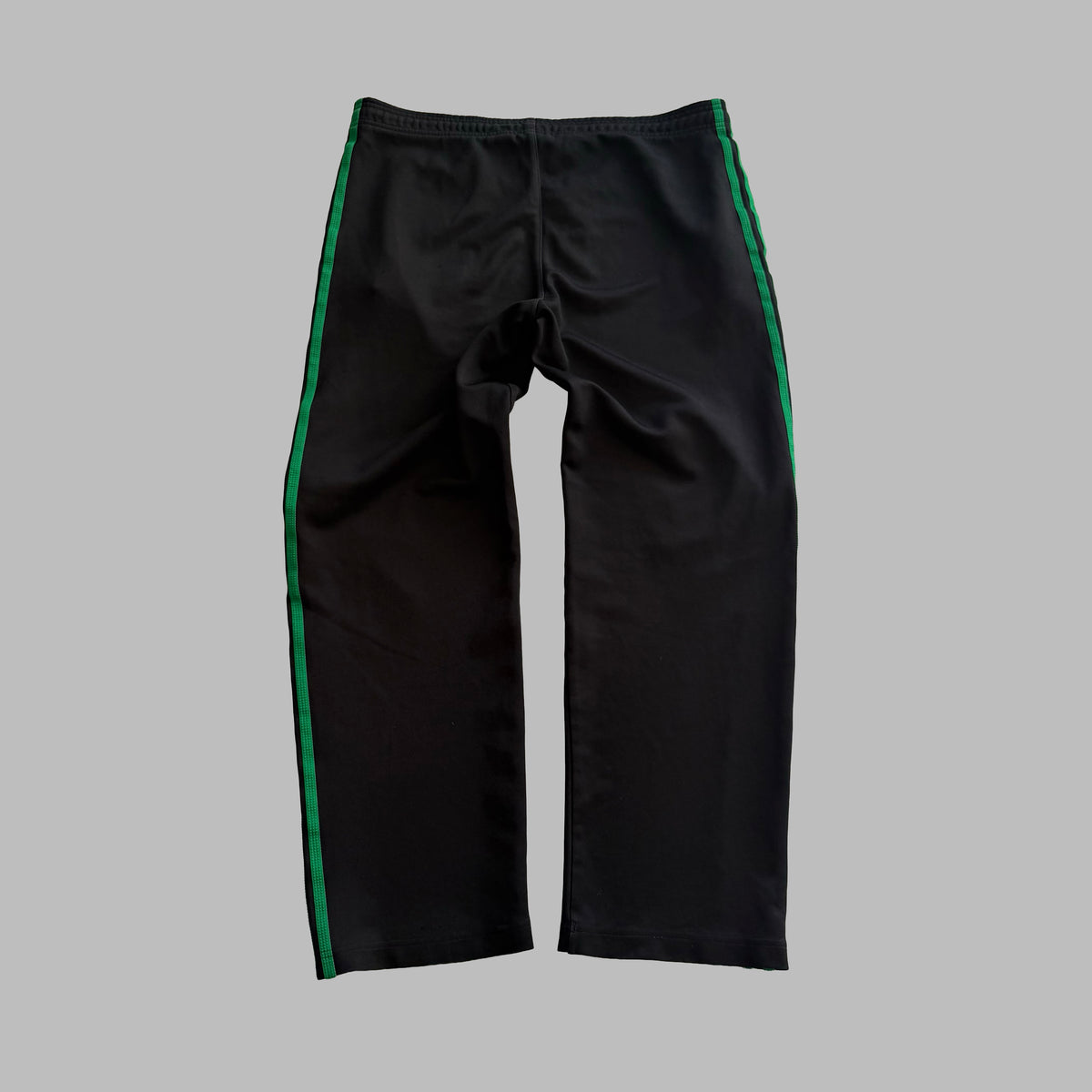 Y2K Adidas Three Stripe Straight Leg Track Pants - XL