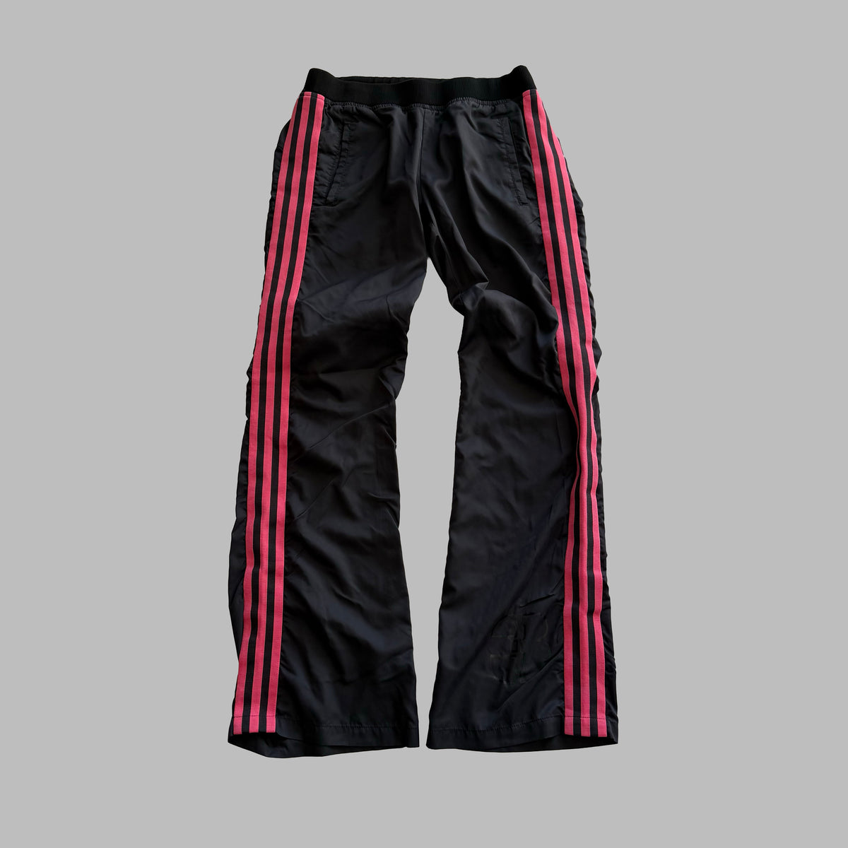 Y2K Adidas Three Stripe Active Track Pants - XS