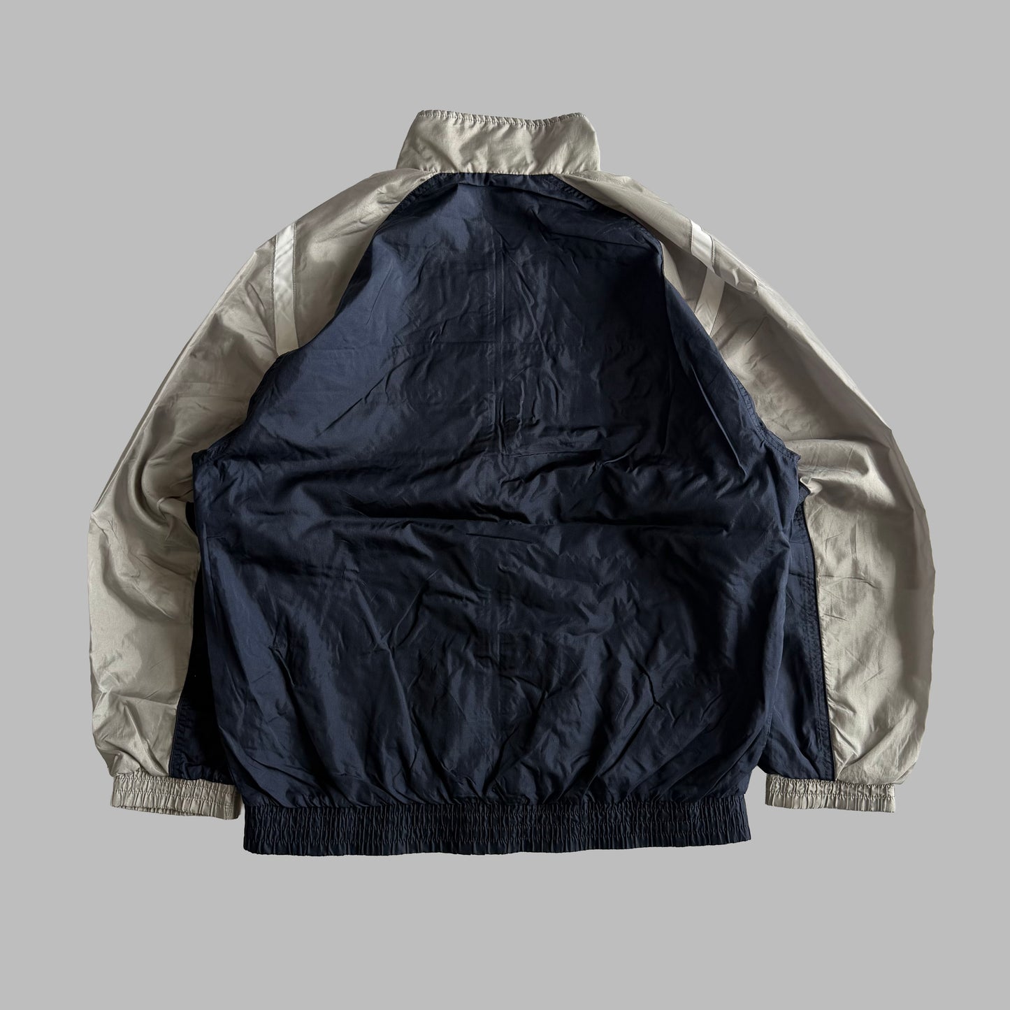 90s Adidas Three Stripe Track Jacket - L