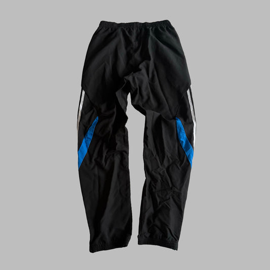 Y2K Adidas Three Stripe Baggy Track Pants - S