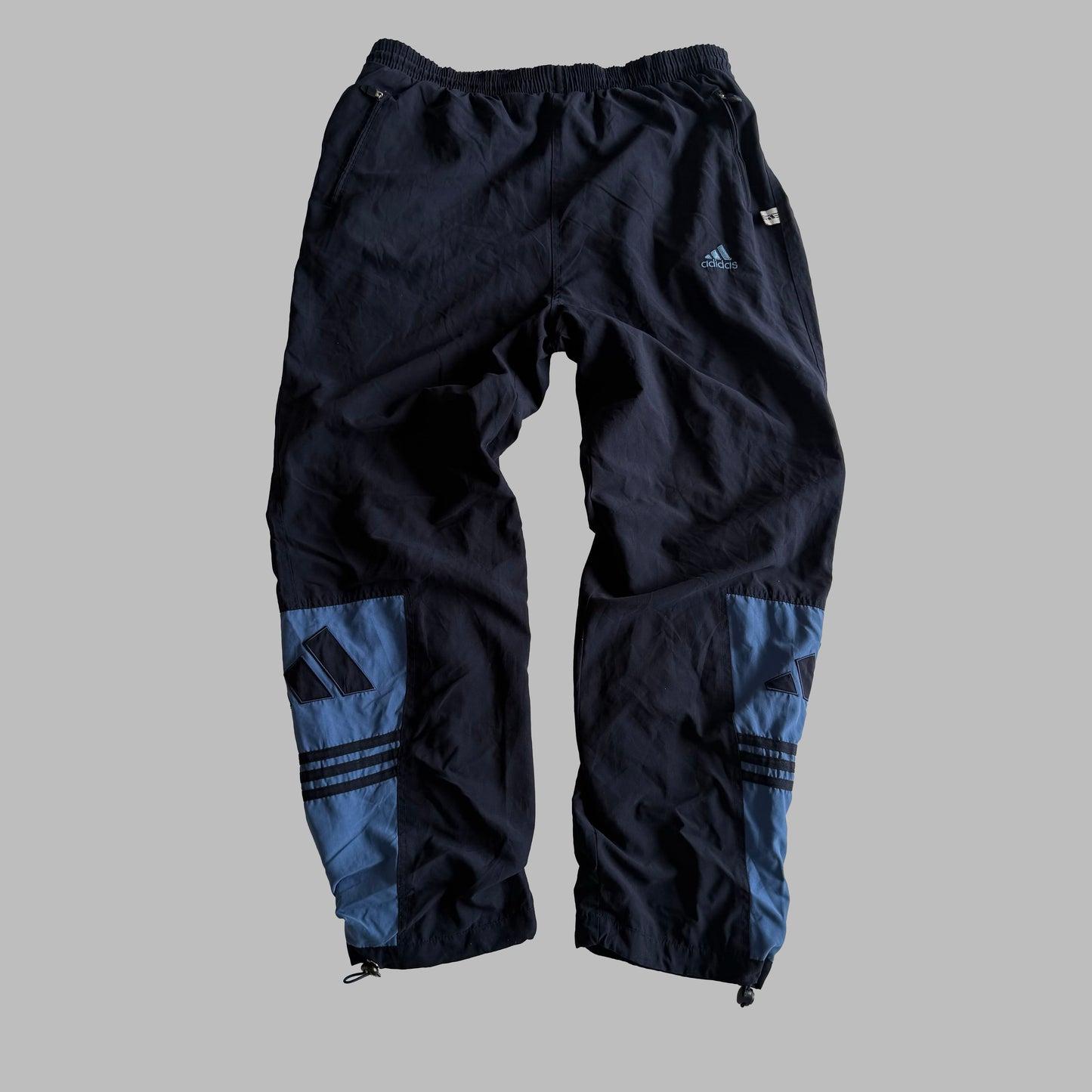 90s Adidas Classic Parachute Track Pants - XXL