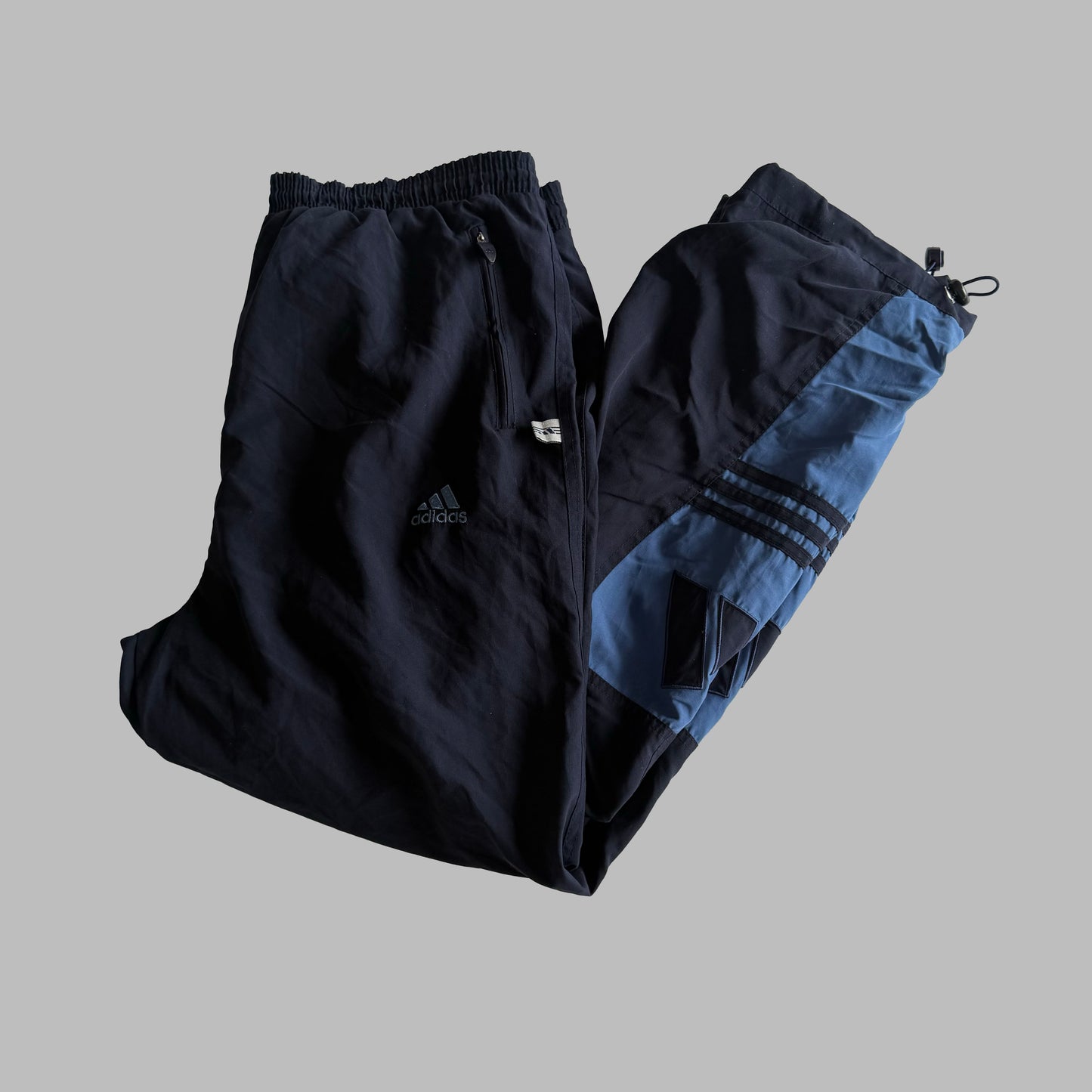 90s Adidas Classic Parachute Track Pants - XXL