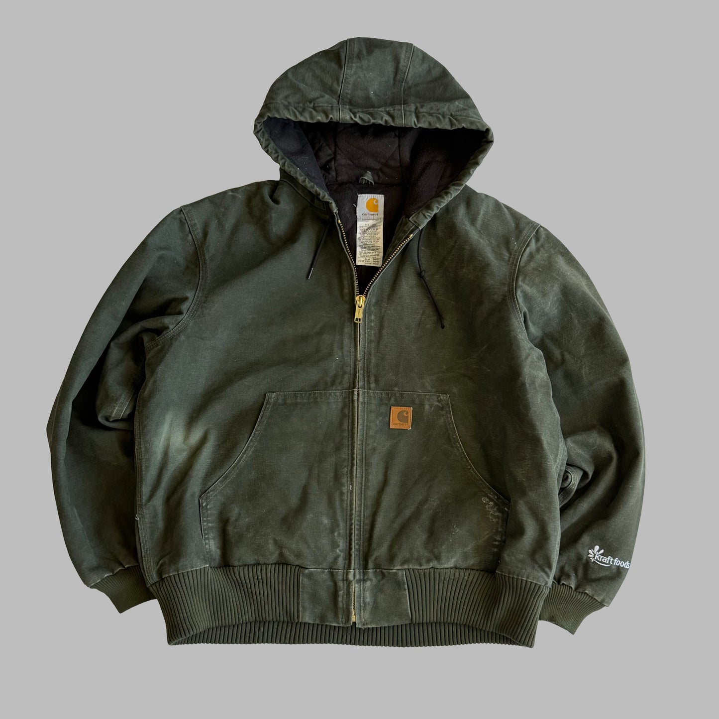 Y2K Carhartt Heavyweight Hooded Active Jacket - L