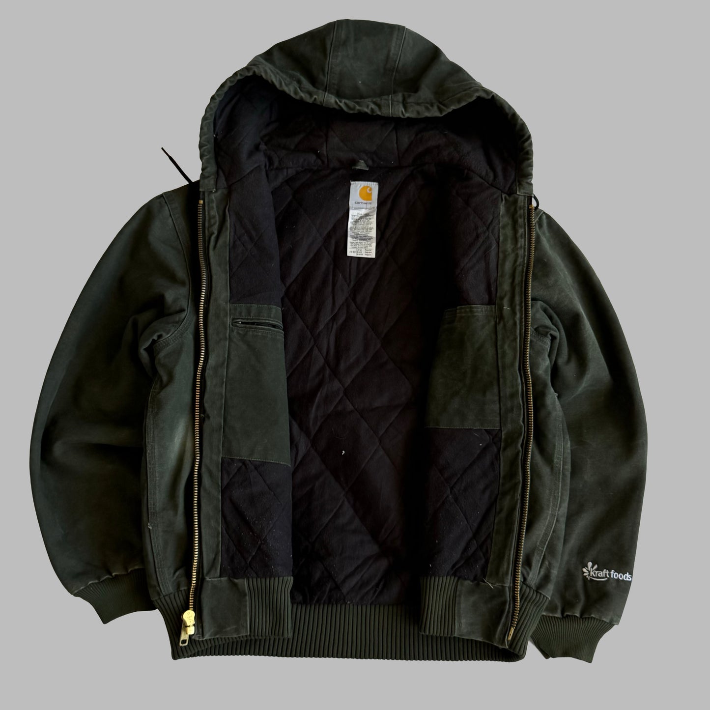 Y2K Carhartt Heavyweight Hooded Active Jacket - L
