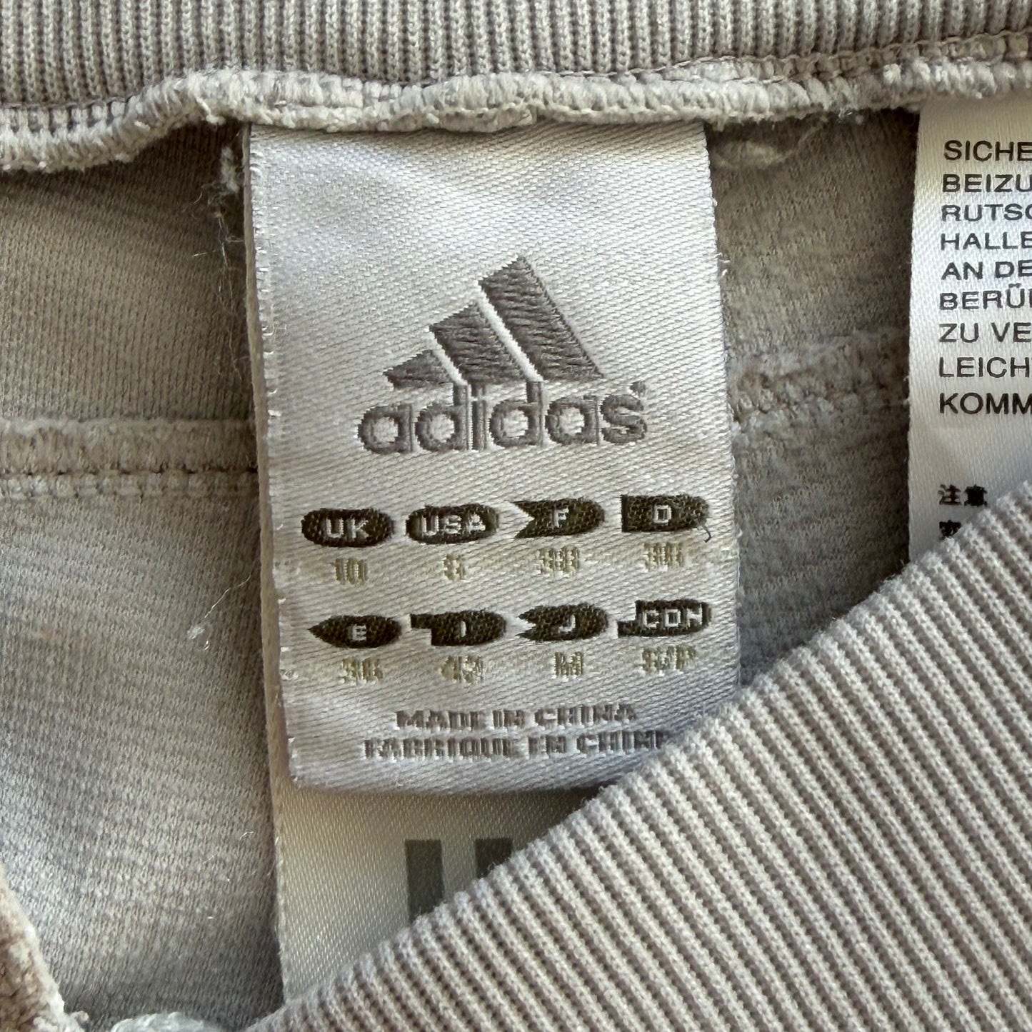 Y2K Adidas Three Stripe Wide Leg Active Track Pants - M