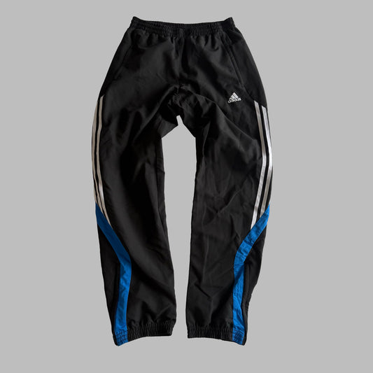 Y2K Adidas Three Stripe Baggy Track Pants - S