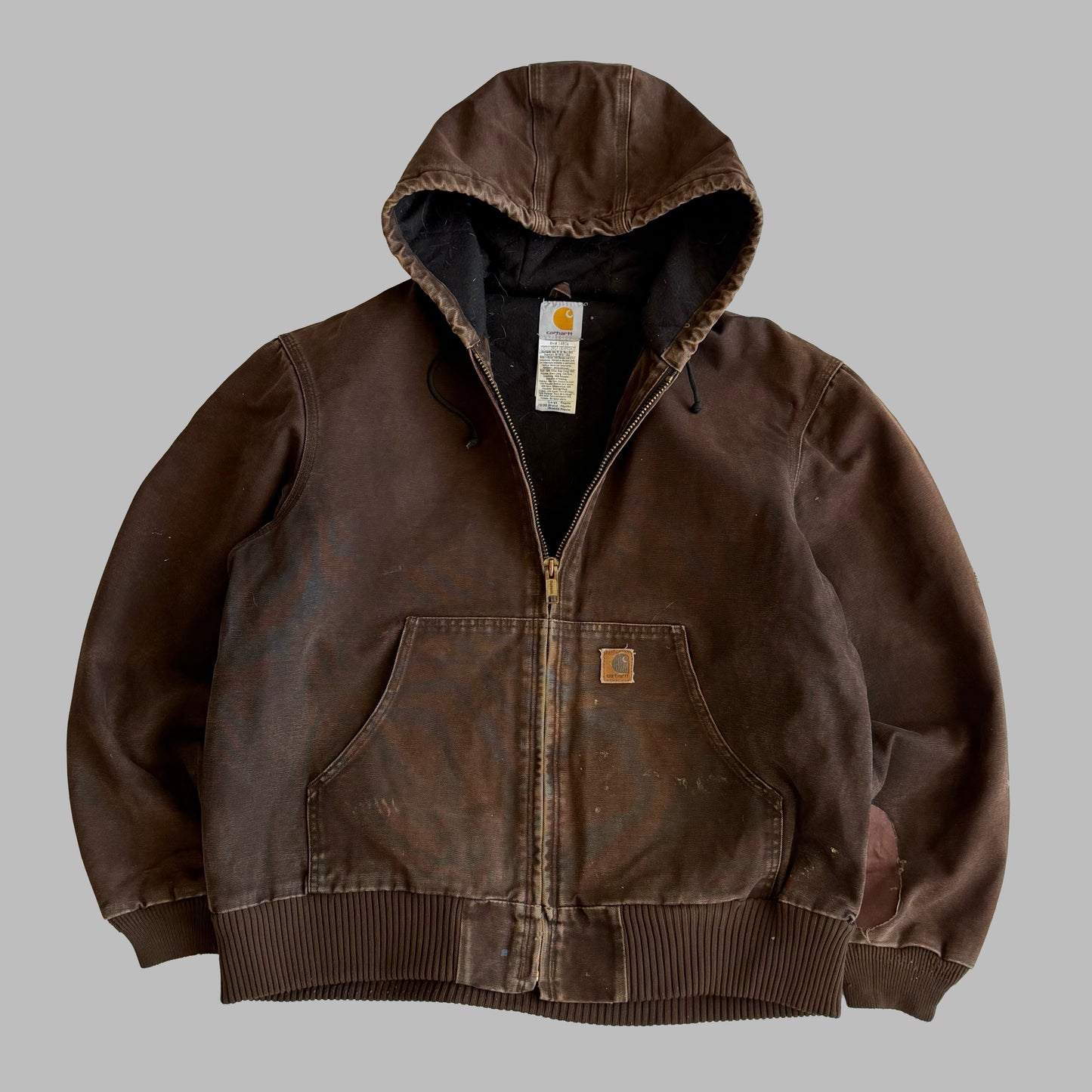 Y2K Carhartt J130 Hooded Active Jacket - L
