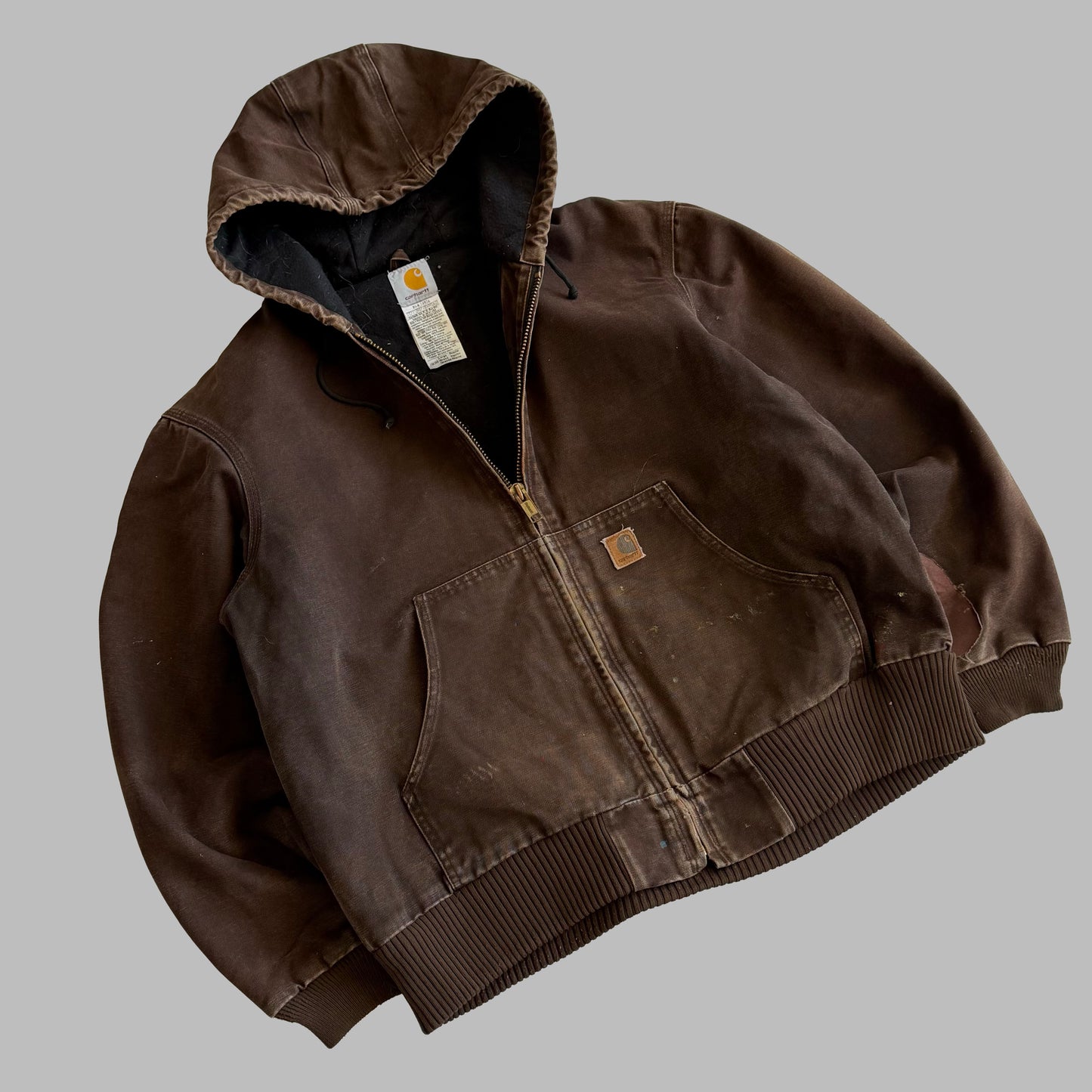 Y2K Carhartt J130 Hooded Active Jacket - L