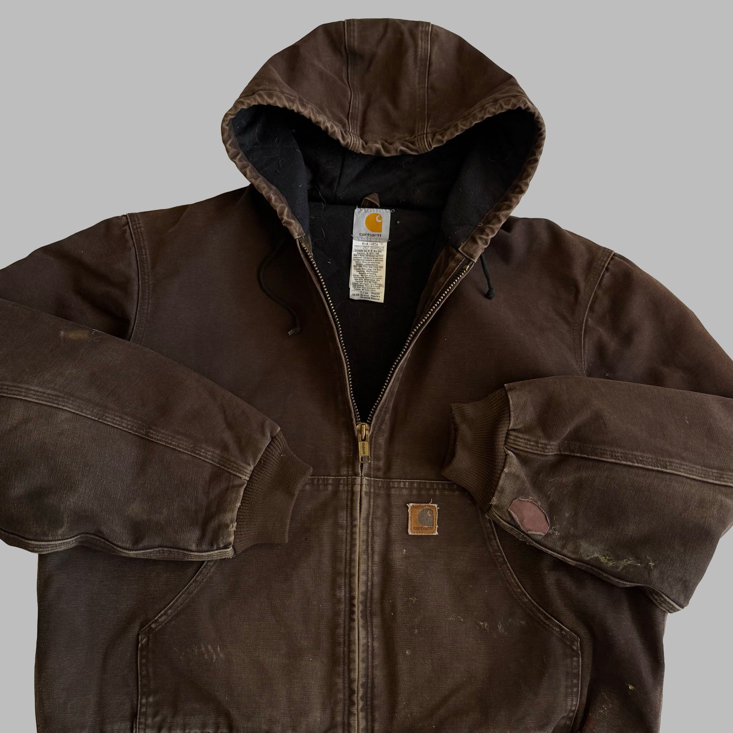 Y2K Carhartt J130 Hooded Active Jacket - L