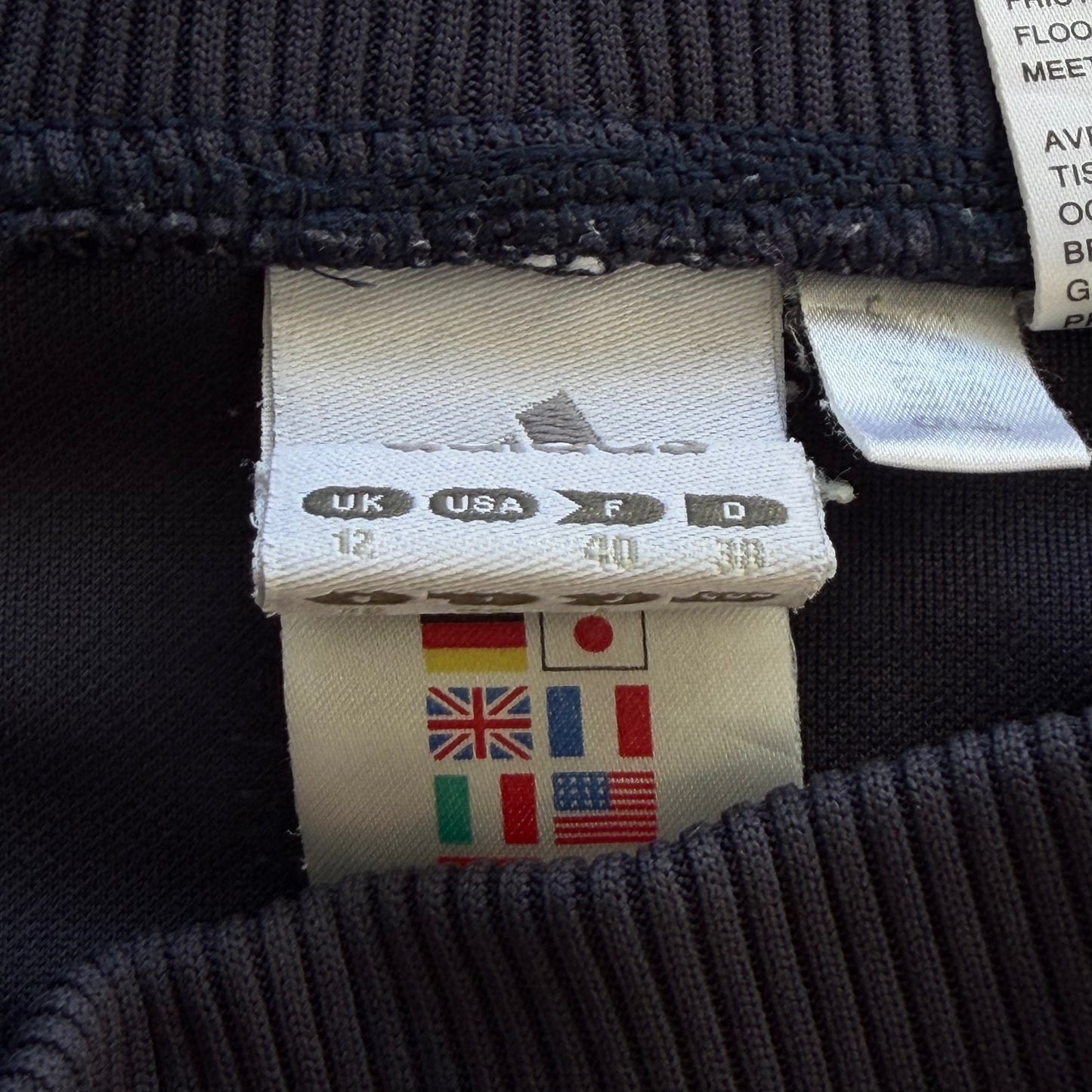 Y2K Adidas Three Stripe Active Track Pants - L